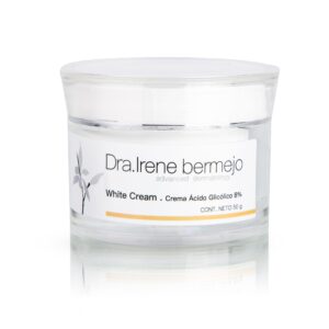 Crema para rostro con ácido glicólico al 8% - 50 gr.
